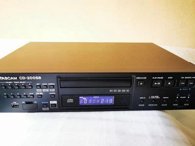 TASCAM CD-200SB Lecteur CD Professionnel USB SD Card Rackmount Audio Player O... - Photo 1/4