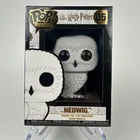 Funko POP! Large Enamel Pin Harry Potter HEDWIG 05 FLOCKED White Owl Brand New