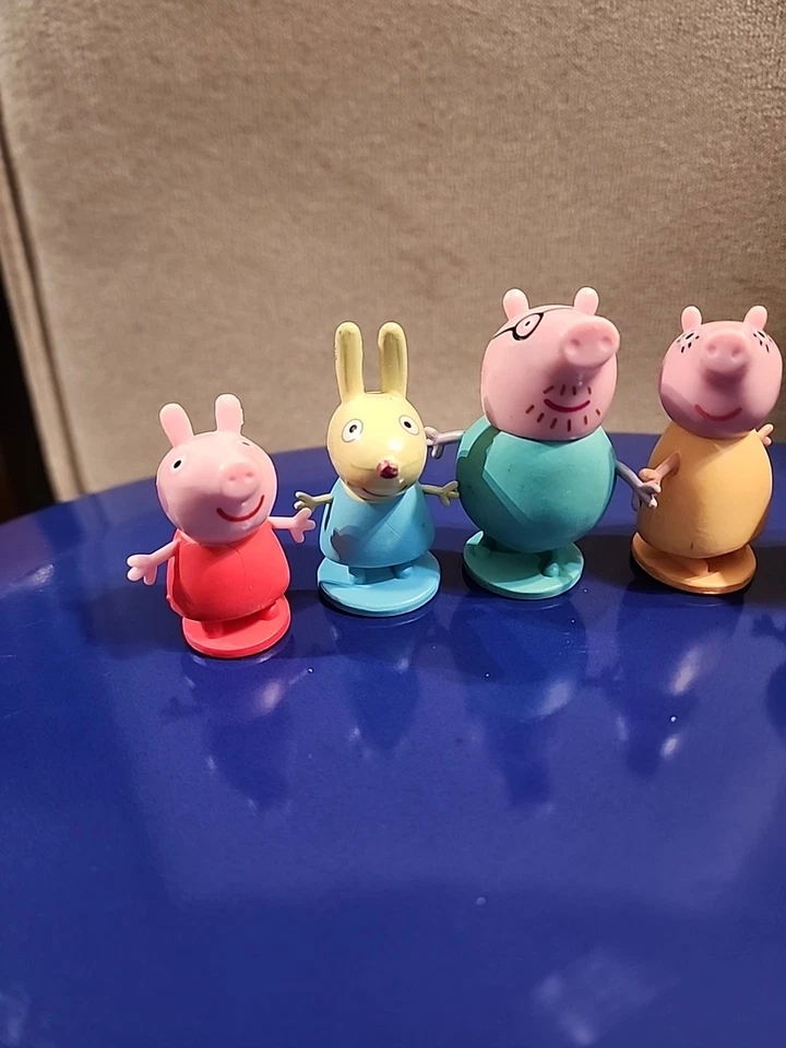 Lote de 7 figuras de la familia Peppa Pig 2003 Foto 2 de 4
