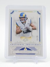 PUKA NACUA 2025 NATIONAL TREASURES FOOTBALL HOLO SILVER #59 /25 RAMS Q2091