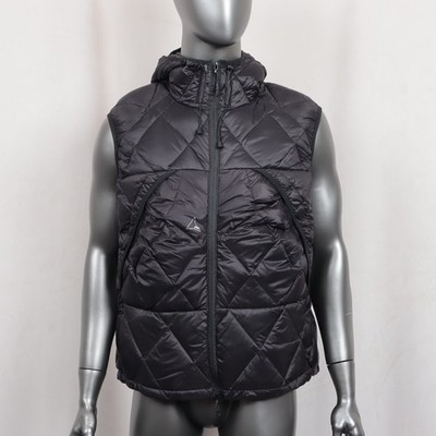 ROA HOODED DOWN VEST BLACK
