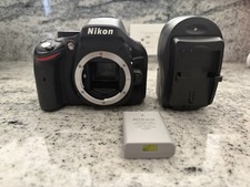 Nikon D5200 Black Digital Camera Body Only 24.1 MP with Battery Charger
