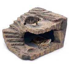 Turtles Basking Platform Tortoise Resting Terrace Climbing Ramp Resin Dock Ta...