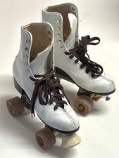 Vintage Roller Star Roller Derby Skates Urethane Wheels Womens Size 8 SEE PICS