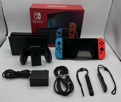 Nintendo Switch HAC-001 (-01) Console Neon Red & Blue Open Box