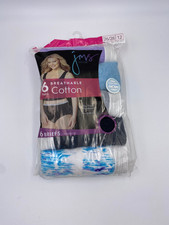 JMS by Hanes Pack of 6 Ladies Breathable Cotton Briefs Size 12