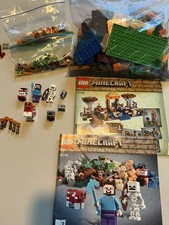 LEGO Minecraft 21116: Crafting Box - Used With Manuals Almost Complete