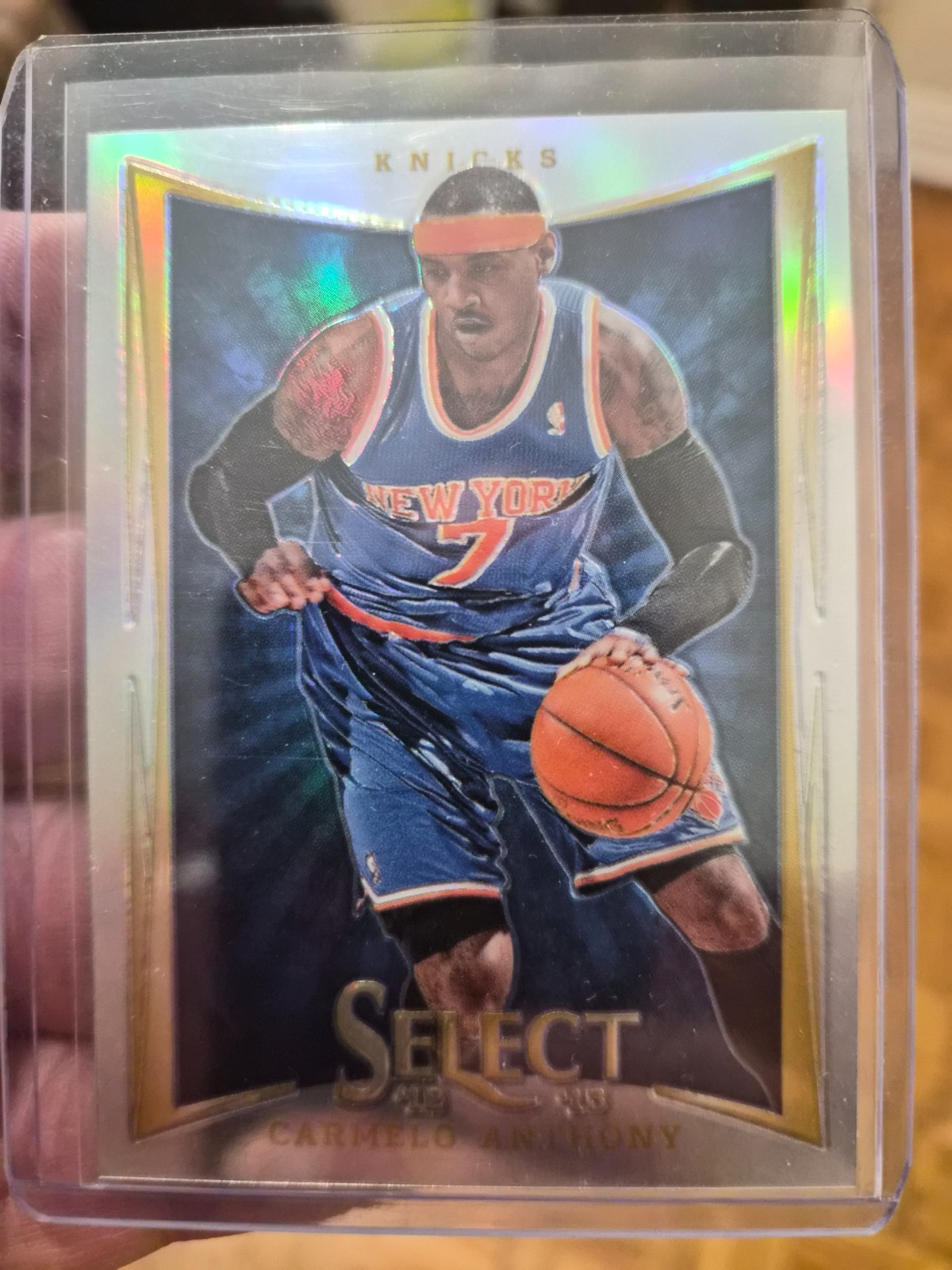 2012-13 Panini Select Silver Prizm #80 Carmelo Anthony New York Knicks