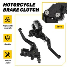 Universal Front Motorcycle Brake Clutch Lever Master Cylinder Reservoir 7/8INCH