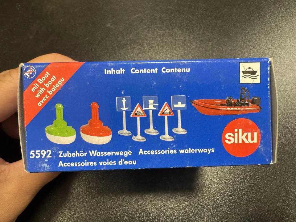 SIKU 5592 - SIKU WORLD - SEGNALETICA PER CORDI D' ACQUA - NUOVO - SIGILLATO - Immagine 3 di 4