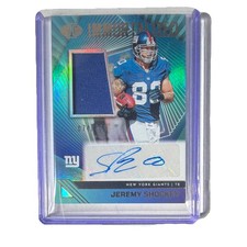 2023 Panini Illusions Jeremy Shockey Immortalized Jersey Auto /399 Giants