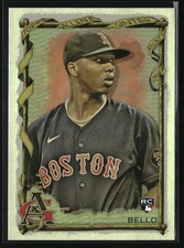 2023 Topps Allen & Ginter Silver Portrait Brayan Bello Rookie #127 RC Red Sox