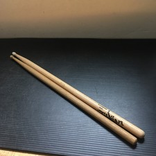 2 Vintage Drumsticks: Zildjian 5A Select Hickory Kit Tools 7A Night Shade 16"L