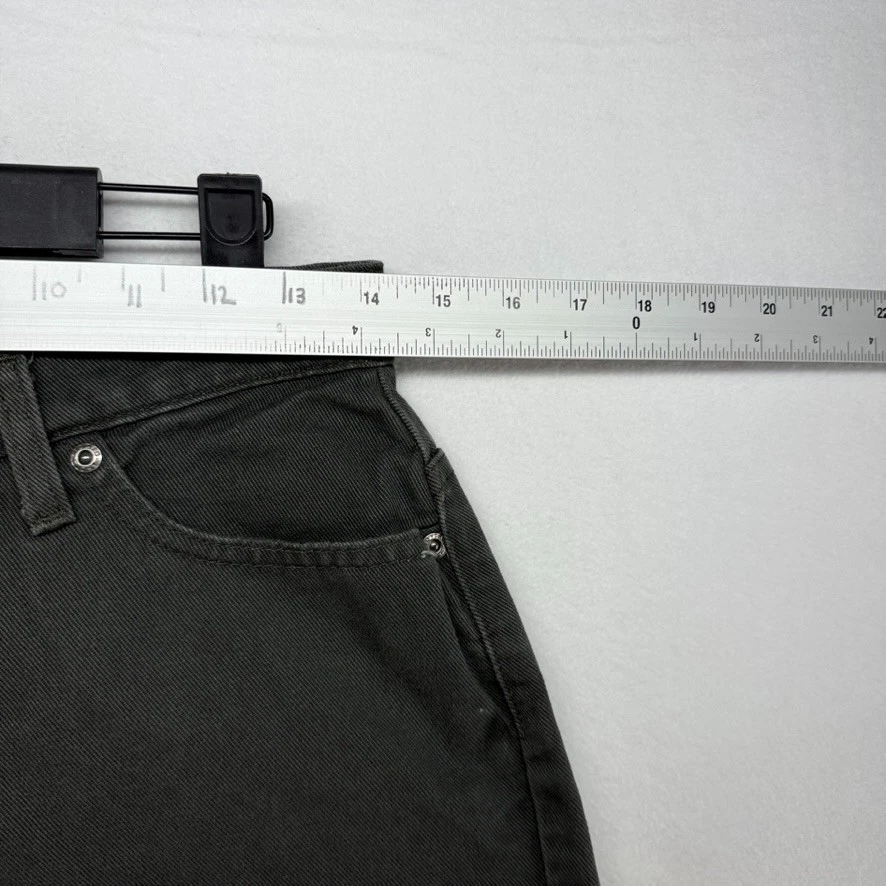 Pantalones Cortos Glory Desteñidos De Colección Para Mujer 8 Gris Denim Jean Mamá Cintura Alta Años 90 Sueltos Foto 4 de 4