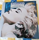 RARE MADONNA TRUE BLUE 1986 GOLD-STAMP PROMO LP - W/ Hype Sticker on Album Cover