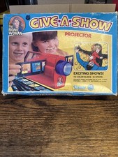 Vintage BIONIC WOMAN GIVE A SHOW PROJECTOR Kenner 1977 PARTS ONLY SEE PHOTOS