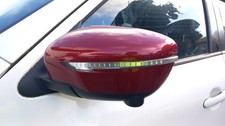 NISSAN JUKE F15 ACENTA PREM 2015 FL N/S PASSENGER SIDE WING MIRROR IN RED