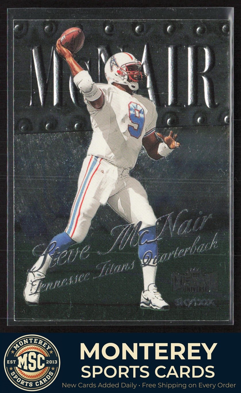 Steve McNair 1999 SkyBox Metal Universe #107 Tennessee Titans