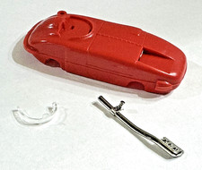 '60s Willard Indy 500 Red Plastic HO Body, Glass, Chrome for Thunderjet - NEW