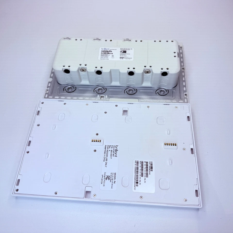 Brilliant Smart Home Control 4 Switch Panel BHA-120US-WH4 - Image 3 of 4