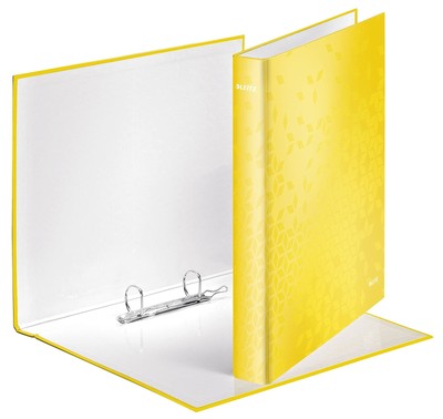 Leitz 2 Ring Binder, Holds up to 230 Maxi Sheets, Wow Range, 40 mm Spine, 424100