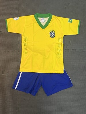 Brazil national team kids soccer set jersey shorts shirt