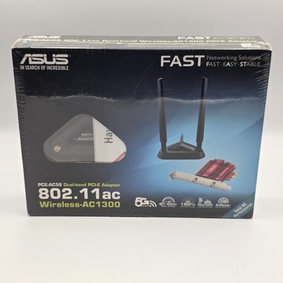 ASUS PCE-AC56 Dual Band Wireless PCI-E WIFI Adapter 802.11AC AC1300
