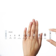 GemTrue Diamond Selector   CZ Diamond Size Comparison Tool for Jewelry Store