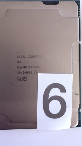 INTEL CONFIDIENTAL QWM6 ((INTEL XEON GOLD 6338N)) - 第 4/9 張圖片
