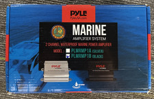 Pyle 2-Channel Marine Amplifier Receiver Waterproof Audio 400 Watt PLMRMP1B