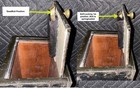 1850s-60s Herring Safe subtreasury lock box orig  key 2 position bolt WALL Safe — photo 4