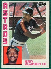 Jerry Mumphrey - 1984 Topps #45 - Houston Astros Baseball Card