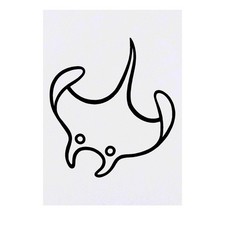 'Stingray' Temporary Tattoos / Transfers TO00035028 