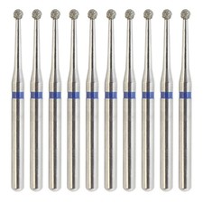 Dental Diamond Burs Round Ball FG Surgical Length 22mm 801L/012M High Speed Bur