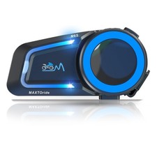 Motorcycle Bluetooth Headset M6S,Mesh Intercom1000M Communication Systems 8 R...