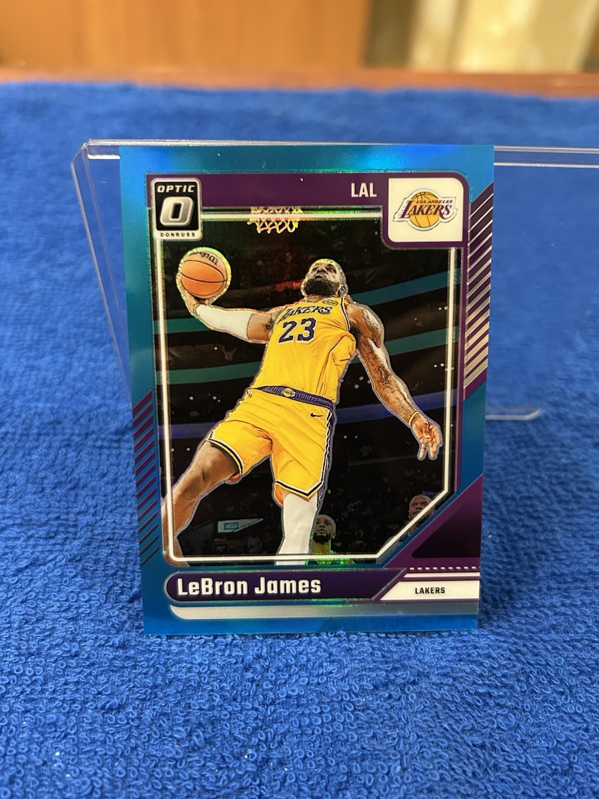 2024-25 Panini Donruss Optic LeBron James #148 Aqua Prizm 197/225