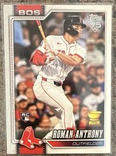 Topps 2026 Series 1 #189 Roman Anthony RC Rookie Base Set Boston Red Sox