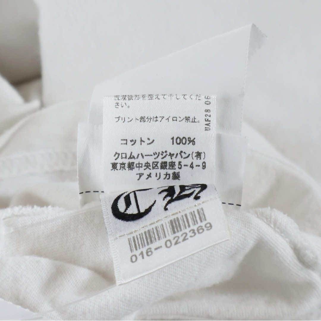 CHROME HEARTS Neck Logo L s TEE Long Sleeve T-shirt White Used 86ac8365575ef568c thumbnail 8