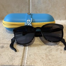 Disney Mickey Mouse Kids Sunglasses with Blue Zipper Case Pixar Set Black UV