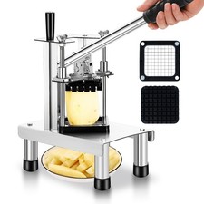 Stainless Steel French Fry Cutter Manual Vegetable Slicer Potato Onion Chopper