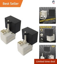 Refrigerator Start Relay Capacitor 2 Pack Compatible with Whirlpool Kenmore