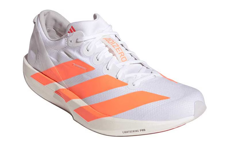 Adizero Adios 9 Running JQ0777 Cloud White Lucid Orange Lucid Red