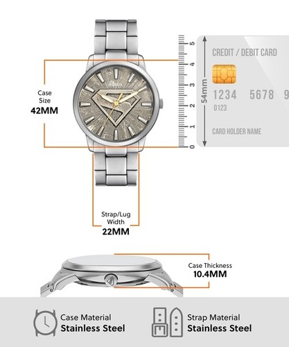 Superman x Fossil Wrist Watch S-SHIELD LE1207SET 42mm Limited Edition 2025 - Picture 14 of 24