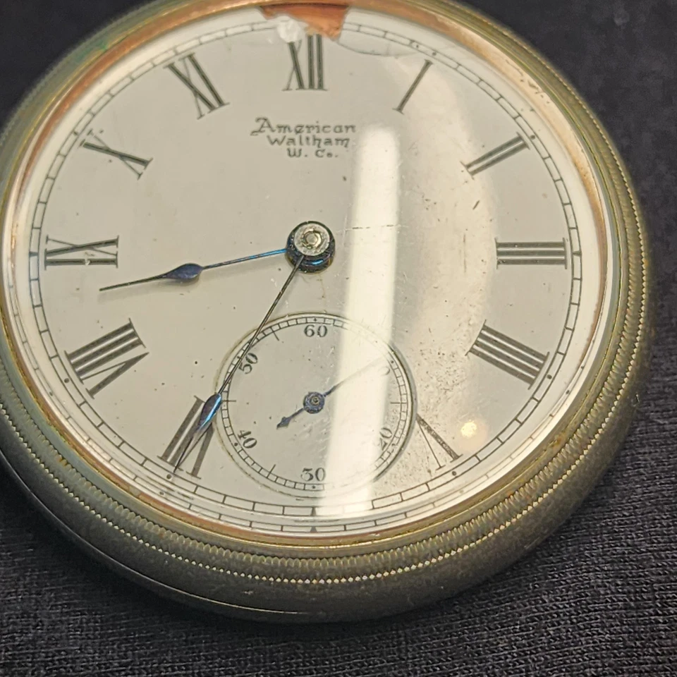 Reloj Bolsillo American Waltham 1891 - 4551149 - Años 18, 17j, Silveroid, Piezas/Reparación Foto 4 de 4