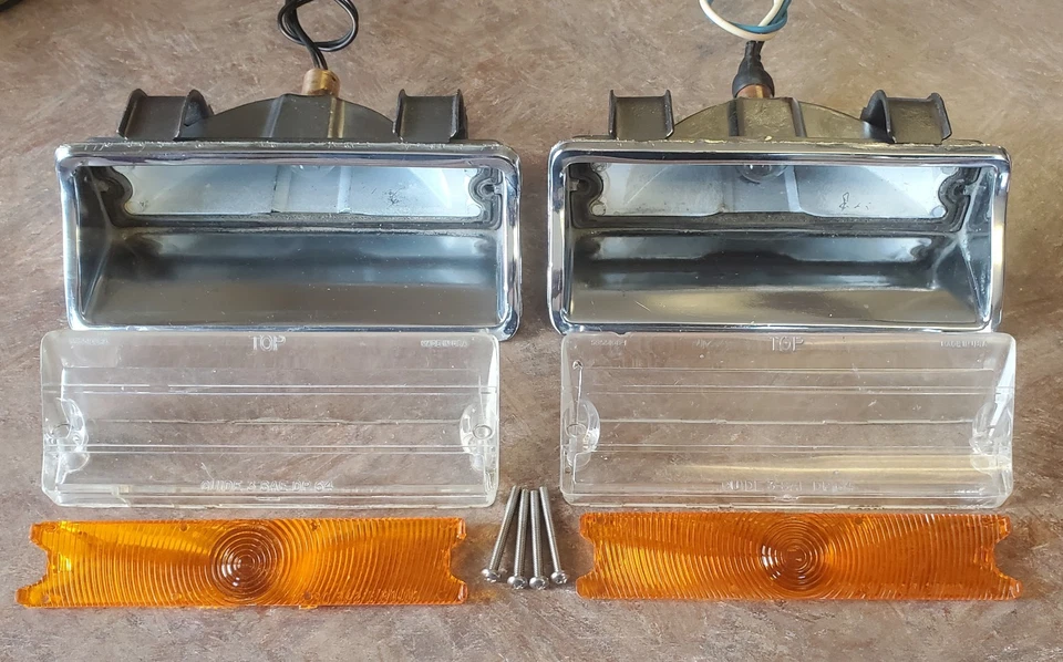 Oldsmobile Jet Star Star Fire 88 1964 par de luces de estacionamiento diestro y derecho  Foto 2 de 4