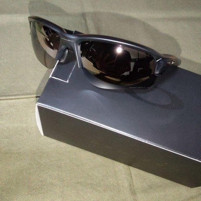 Oakley Flak Draft Japan Fit Polarized Sports Sunglasses Black Frame 60mm