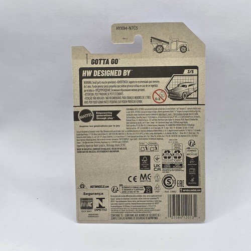 Hot Wheels 2025 L Case HW Designed By 3/5 Gotta Go Red/white - Picture 2 of 2