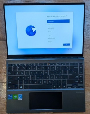 Asus Zenbook 14X UX5400EG, Intel i7-116G7,Nvidia MX450,Intel Iris,PANTONE screen