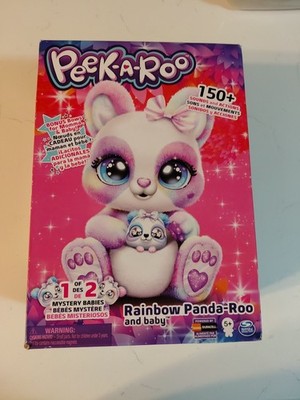Peek-A-Roo Rainbow Panda-Roo Interactive Plush & Surprise Baby Spin Master