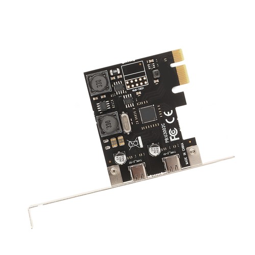 PCI E To Type C Expansion Card Super Speed 5Gbps 2 Ports Independent Intelli SAL - Bild 19 von 24